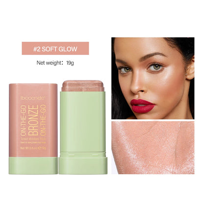 Multi-function Blush Stick Face Makeup Waterproof Easy Color Rouge Blusher Cream Contour Rendering Brightening Contour Makeup Beauty World Shop
