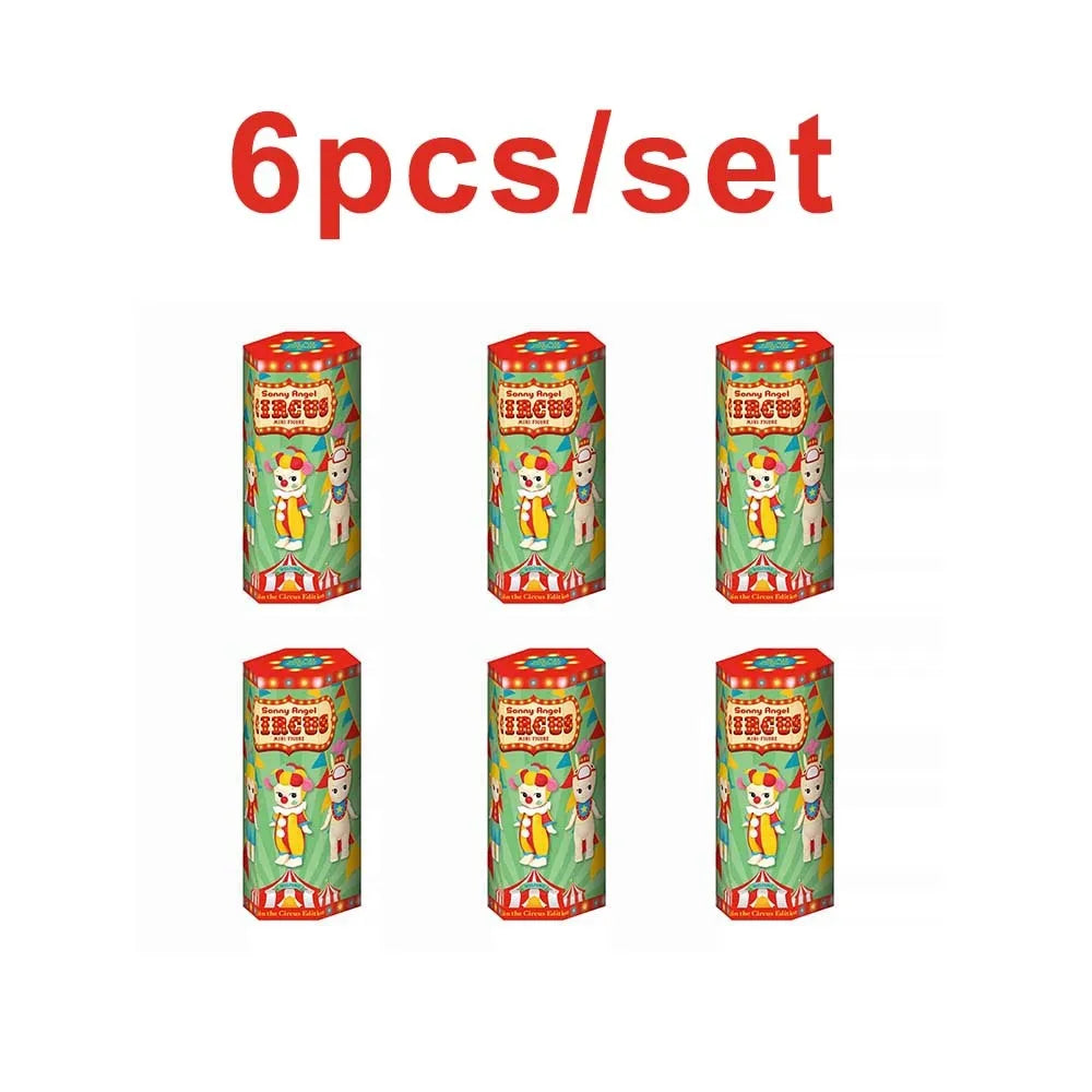 Sonny Angel Circus Series Blind box Action Figures Cute Mysterious Surprise Toy Anime Model Doll Child Christmas Gift Beauty World Shop