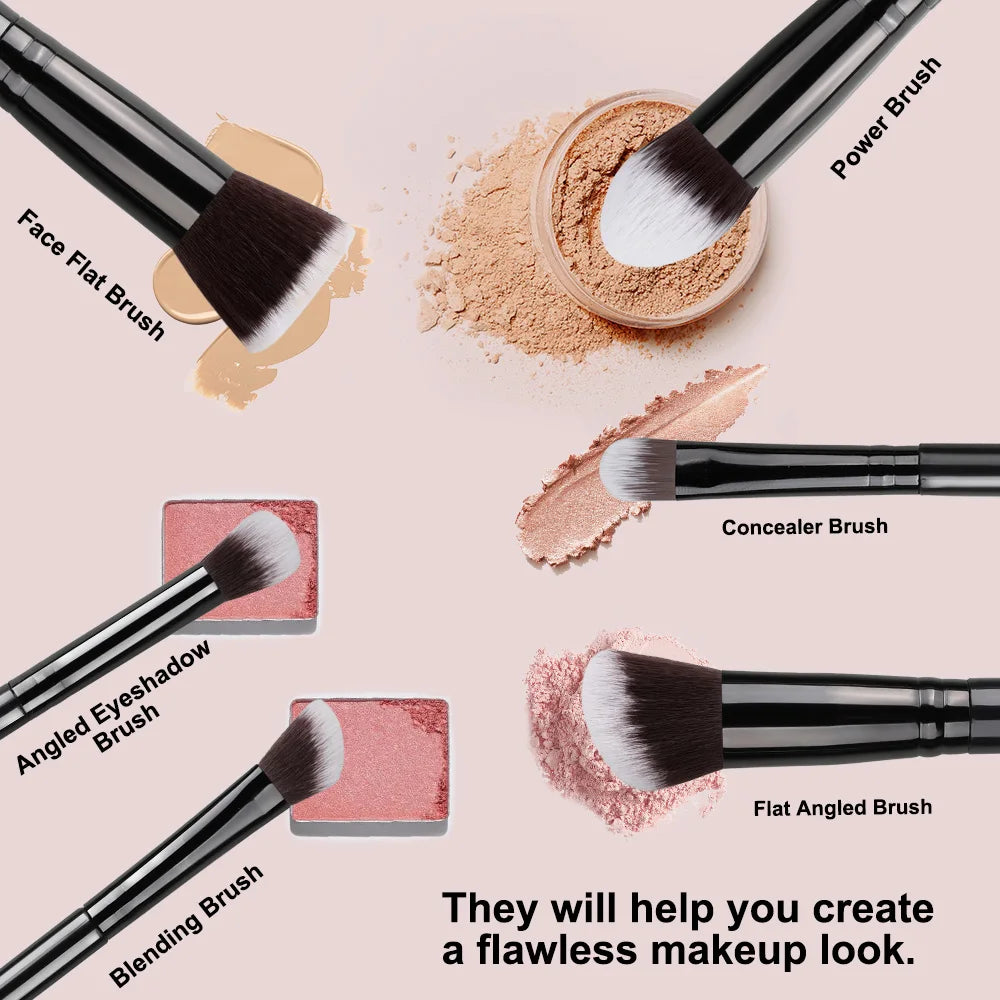 NEW 14PCS Makeup Brushes Set  Soft Fluffy Foundation Blush Powder Eyeshadow Blending Female Cosmetics Beauty Tool Christmas gift Beauty World Shop