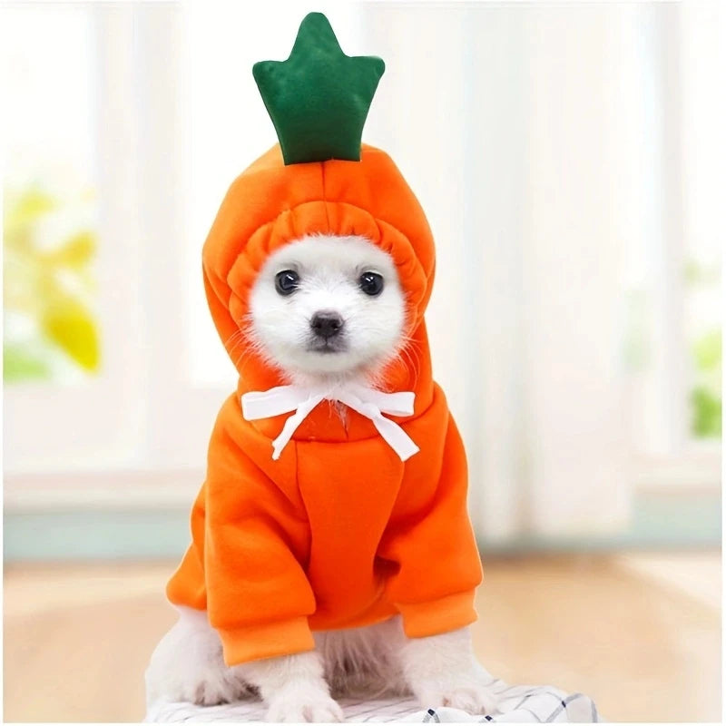 Cute Fruit Dog Clothes for Small Dogs hoodies Warm Fleece Pet Clothing Puppy Cat Costume Coat for French Chihuahua Jacket Suit Beauty World Shop