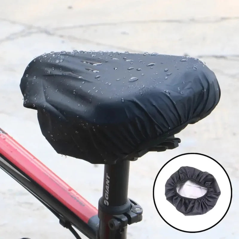 2PCS Waterproof Bike Seat Cover Rain Cover for Bicycle Saddle Elastic Dust and Rain Resistant Protector Outdoor Bike Accessories Beauty World Shop