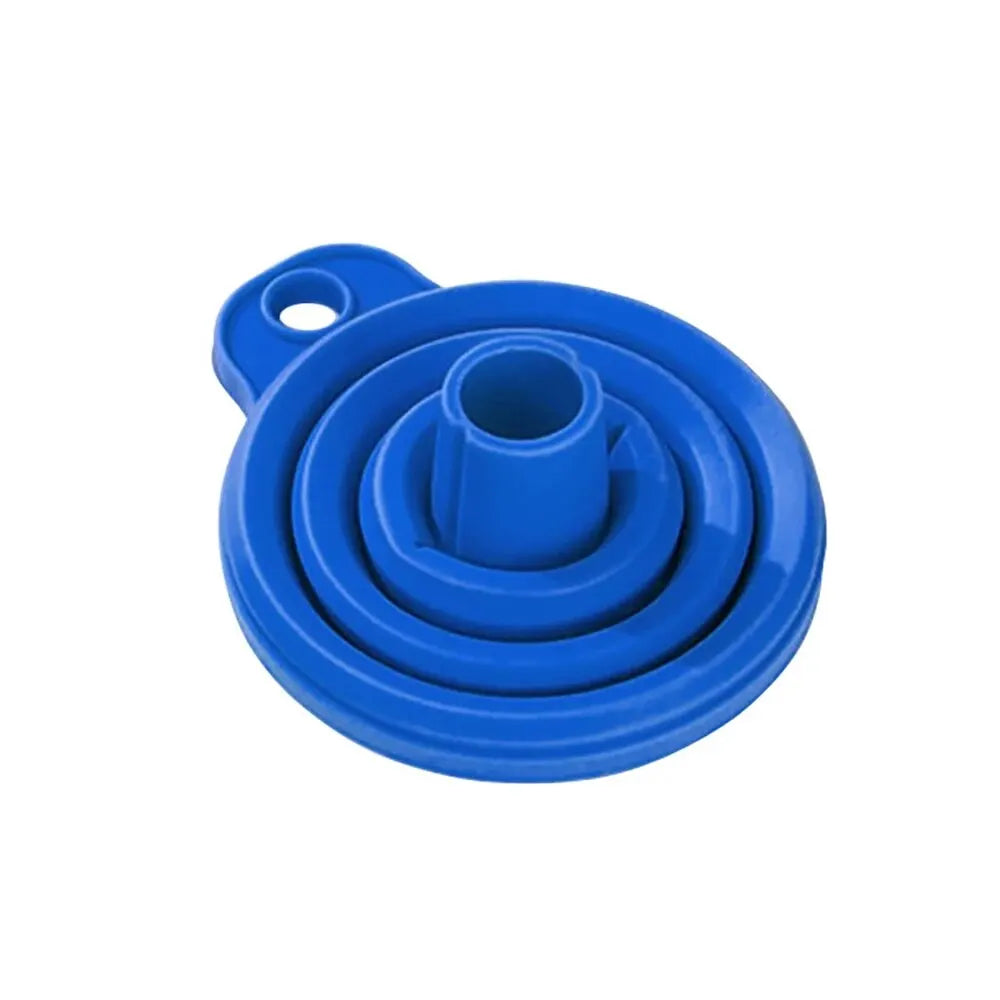 Engine Funnel Car Universal Silicone Liquid Funnel Washer Fluid Change Foldable Portable Auto Engine Oil Petrol Change Funnel Beauty World Shop