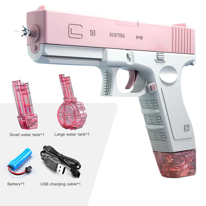 M416 Water Gun Electric Pistol Shooting Toy Full Automatic Summer Shoot Beach Outdoor Fun Toy For Children Boys Girl Adults Gift Beauty World Shop