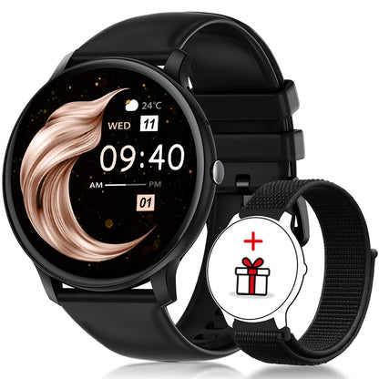 2025 New Smart Watch Women Men Bluetooth Call Sports Fitness Watches Heart Rate Health Monitor Smartwatch Ladies For Android iOS