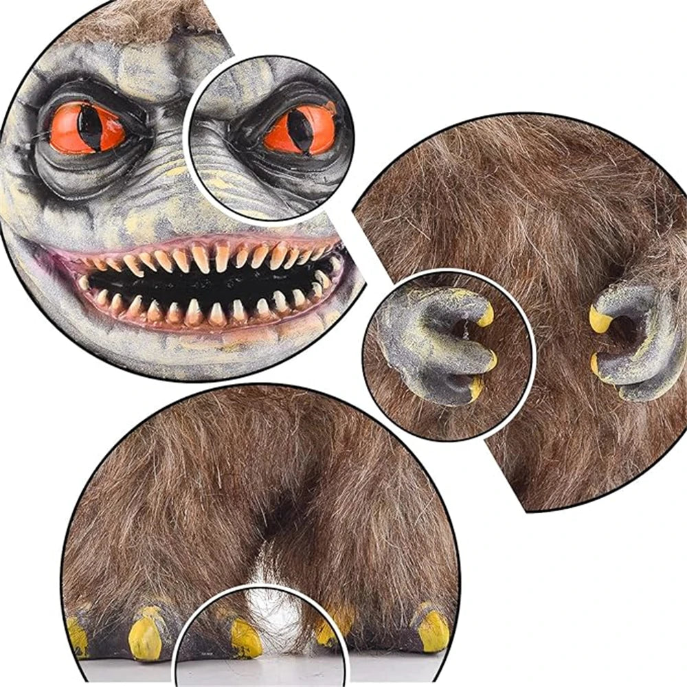 Alien Monster Doll Prop Creepy Plush Doll Horror Movie Alien Prisoner Stuffed Toy Funny Ugly Critters Halloween Party Decoration Beauty World Shop