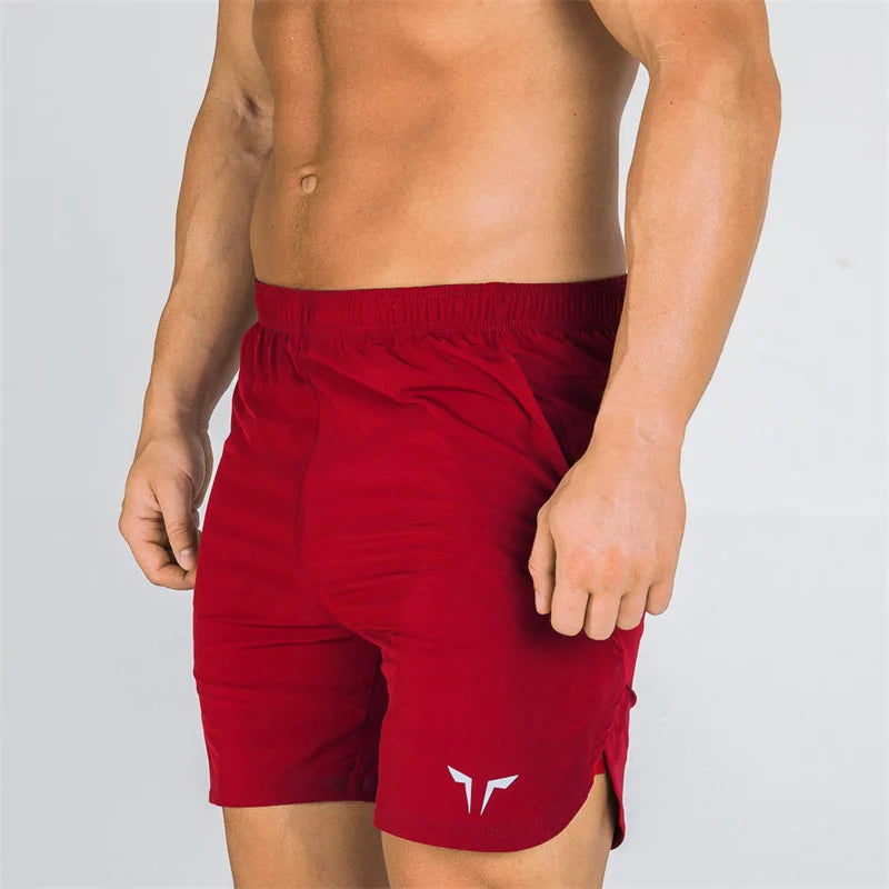double-deck fitness sports shorts men summer slim quick drying breathable woven Shorts Men's sweatpants training gym clothing Beauty World Shop