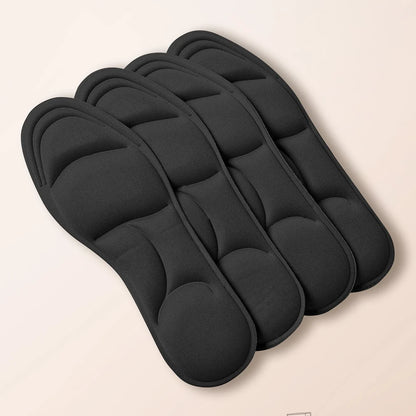1/2/4/16Pairs 5D Massage Memory Foam Insoles For Shoes Sole Breathable Cushion Sport Running Insoles For Feet Orthopedic Insoles Beauty World Shop