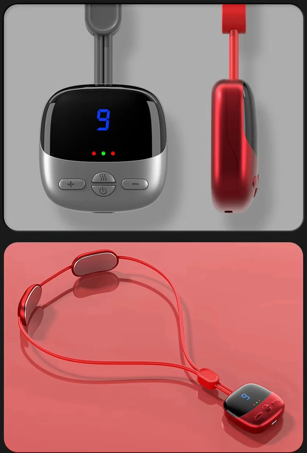 NEW Mini Smart Hanging Neck Shoulder Cervical Spine Massager Mini Portable Hot Compress Neck Artifact Dredging Neck Protector Beauty World Shop