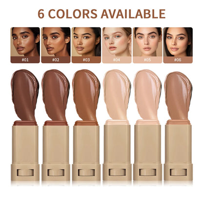 Foundation Skin Tint Balm Skin Tint Stick Waterproof Nourishing Solid Tinted Serum  Face Tinted Face Contour Stick Makeup Beauty World Shop