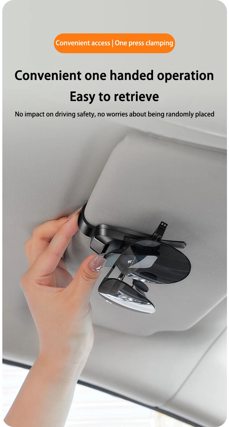 For Peugeot 208 3008 308 2008 207 107 508 Car Eyeglass Holder Glasses Storage Clip Sunglasses Holder with Sponge Protection Beauty World Shop