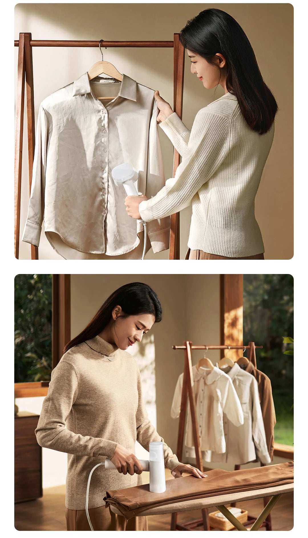 New MIJIA Handheld Garment Steamer 2 iron Home Electric Steam Cleaner Portable Foldable Mite Removal Flat Ironing Machine Beauty World Shop