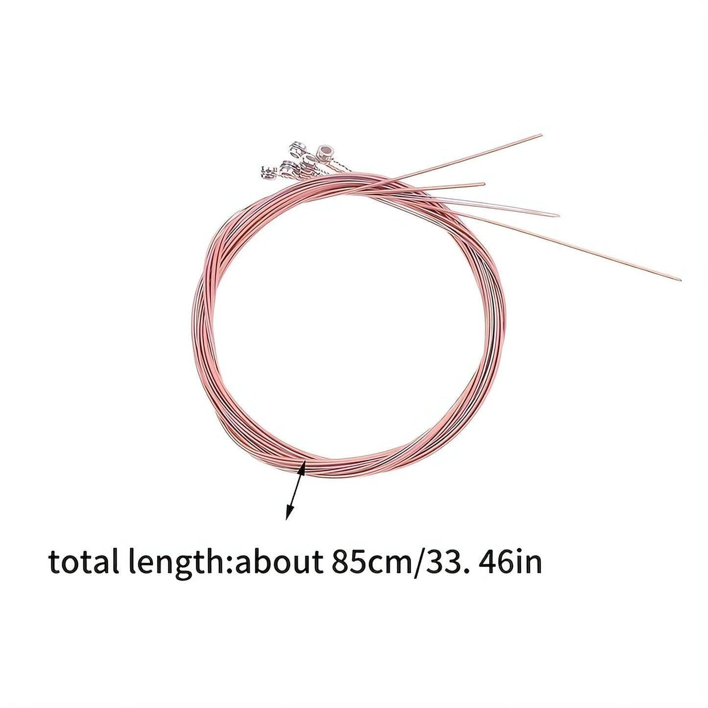 6Pcs/Set High-Quality Acoustic Guitar Strings - Replacement Guitar Strings, Premium Guitar Accessories Beauty World Shop