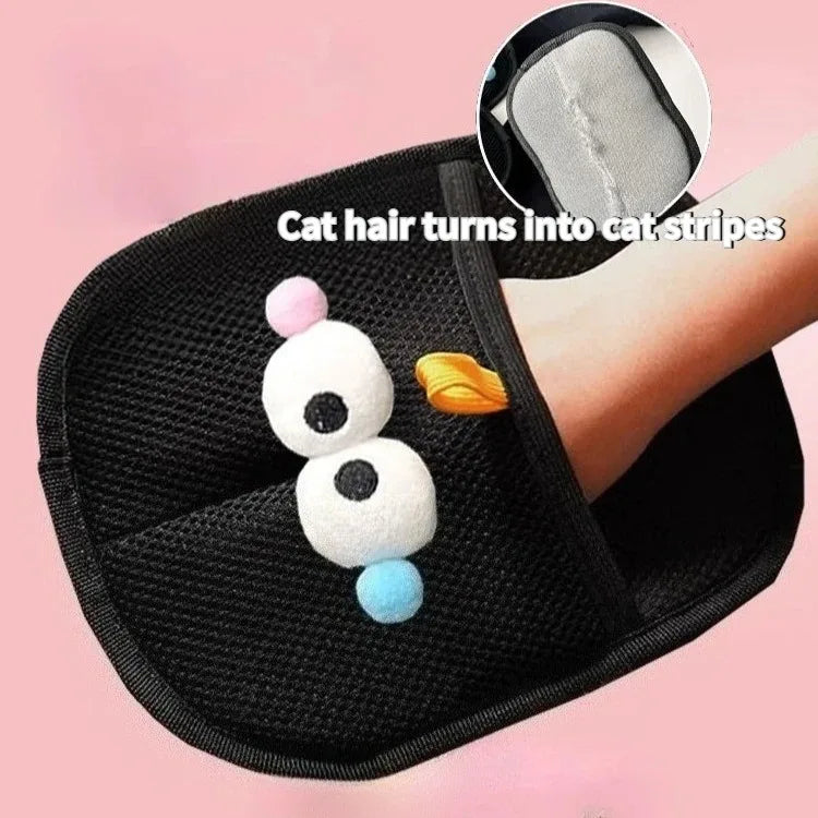 Cat Hair Cleaner Pet Gloves Household Hair Remover Cat Dog Hair Remover Brush Remover Hair Sticking Device Home Hair Scraper Beauty World Shop