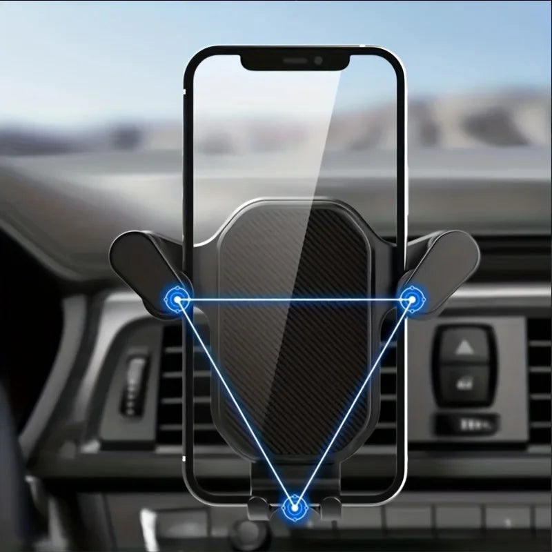 Car Phone Holder Car Air Vent Clip Mount Mobile Cell Stand Smartphone GPS Support For 4.7-6.7 Inch Mobile Devices Beauty World Shop