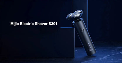 New XIAOMI MIJIA Men's Electric Shaver S301 Beard Trimmer Machine Shaving Portable Flex Razor IPX7 Washable Trimer Ceramic Blade