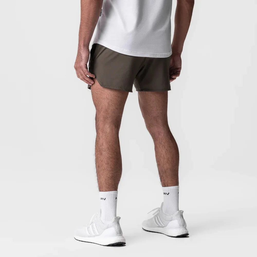 New Summer Men's Sports Shorts Quick Dry Breathable Beach Jogging Single Layer Breathable Shorts Training Basketball Apparel Gym