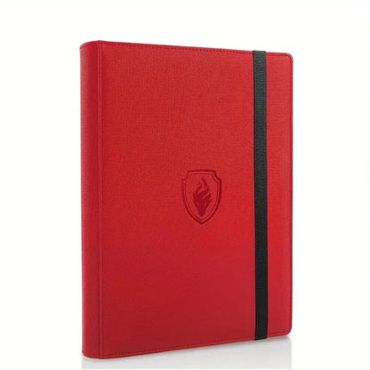 9 Pocket Card Binder, 360 Trading Card Holder Book, Premium PU Cover Zip Binder For Cards, Durable Side Loading Card Fold Beauty World Shop