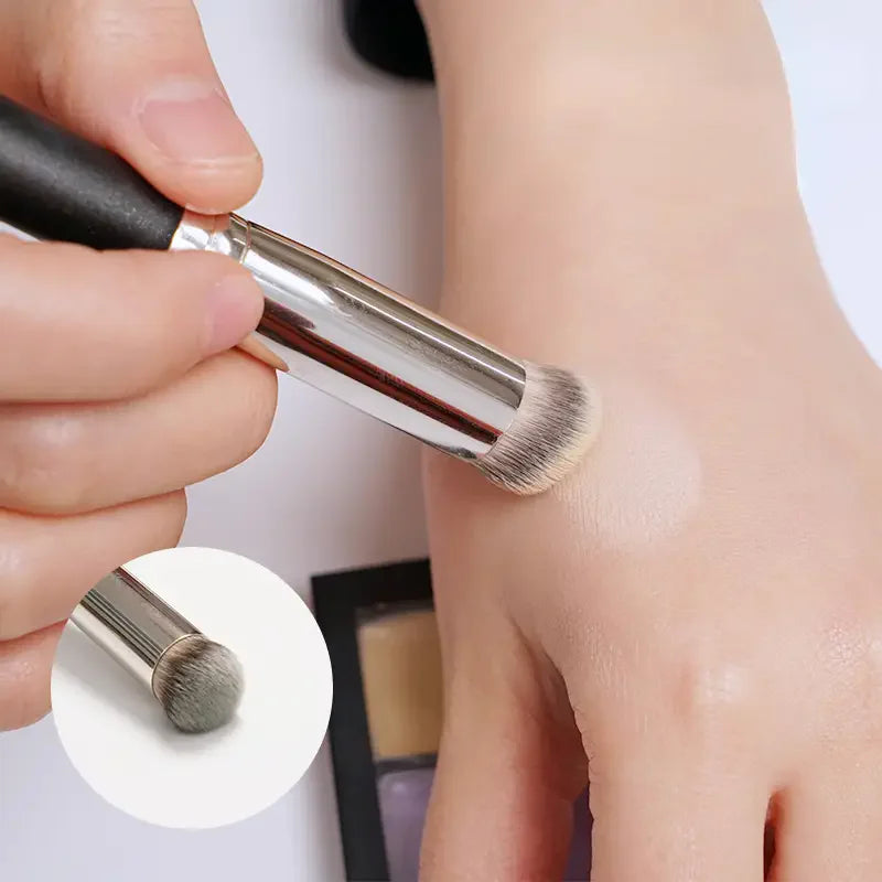 Foundation Concealer Brush, Premium Contour Blusher Brushes, Flawless Under Eye Dense Face Makeup Brush For Blending Beauty World Shop