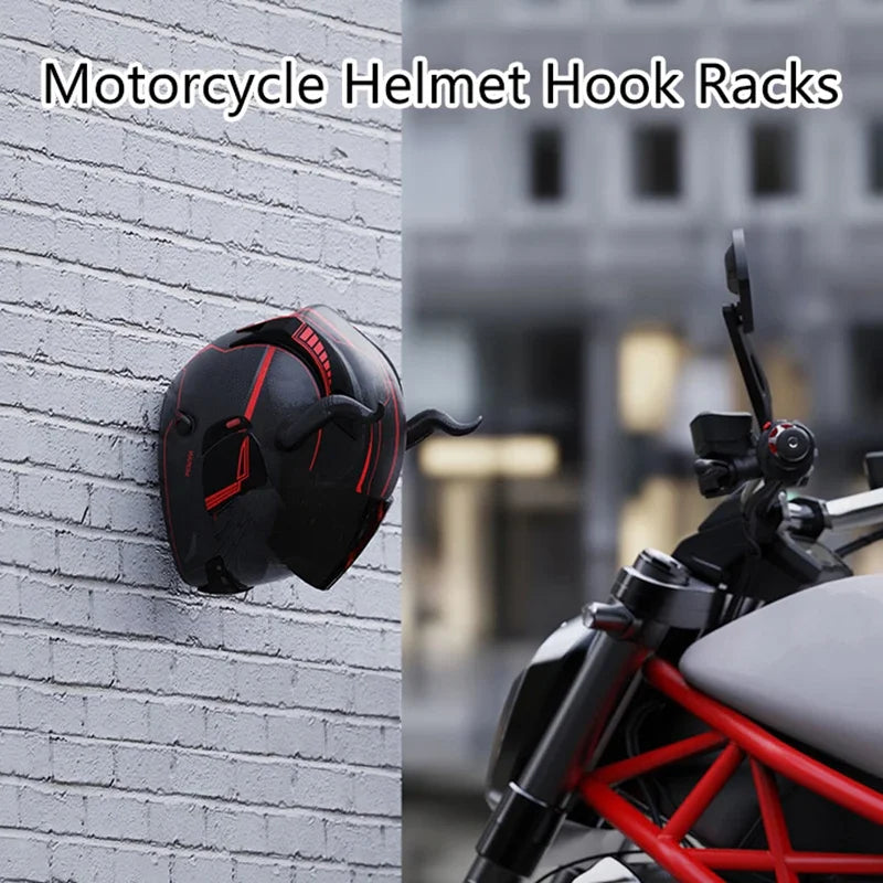 Motorcycle Helmet Hook Racks Multipurpose Hook Hanger Home Luggage Jacket Holders Kitchen Cabinet Shelf Wall Mount Hooks Beauty World Shop