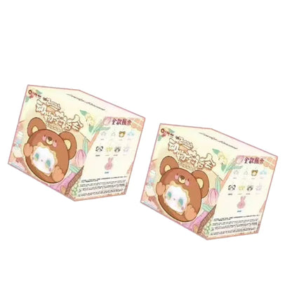 Lucky Emma Animal Tea Party Vinyl Plush Blind Box Trendy Toy Cute Doll Bag Pendant Decoration Keychain Mystery Box Surprise Gift Beauty World Shop