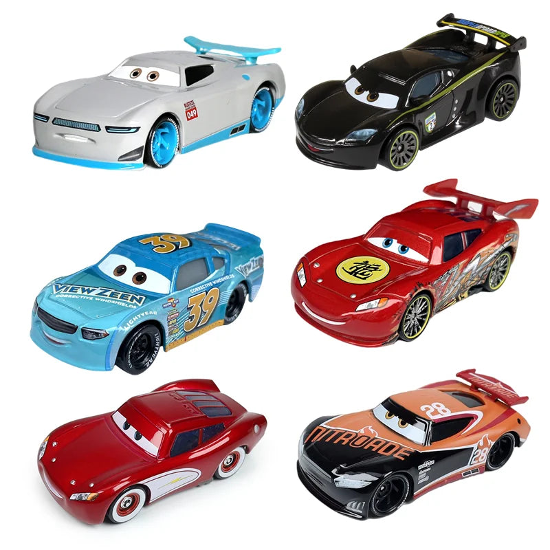 Disney Pixar Cars McQueen  Anime Figure Diecast Metal Alloy Collect  Toy Cars Model Boy Kid Girl Birthday Gift Beauty World Shop