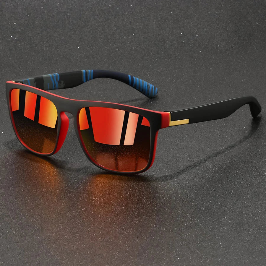 Fashion Vintage Square Sunglasses Men Women Fishing Driving Man Luxury Brand Designer Sun Glasses Anti-Glare Retro Eyewear Beauty World Shop