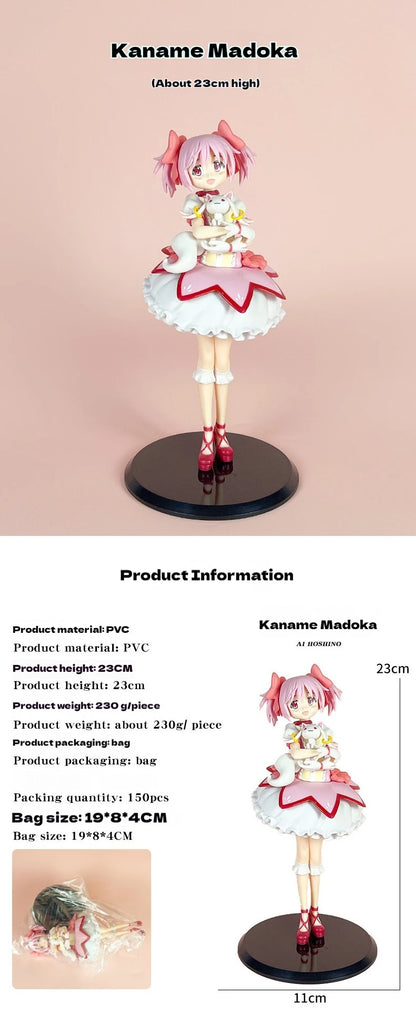 Puella Magi Madoka Magica Kaname Madoka Anime Character Models Figurines Desktop Ornaments Exquisite Toy Collection Otaku Gifts Beauty World Shop