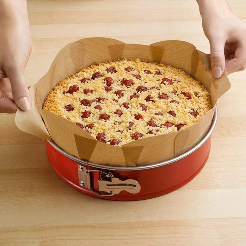 Reusable Baking Mat Round Square Non-stick Heat Resistant Cooking Paper Mats Oven Oil-Proof Paper Baking Accessories and Tools Beauty World Shop