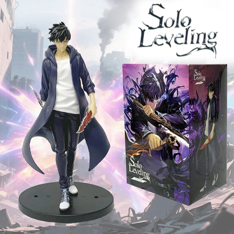 Solo Leveling Sung Jin woo Anime Figure Ore dake Level Up na Ken Shun Mizushino Anime Figures Collectible Model Doll Toys Gifts Beauty World Shop