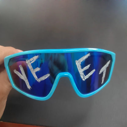 Jey Uso YEET Sunglasses Sports Shades MAIN EVENT Blue Glasses Bloodline USOS RARE Colors Motorcycle Glasses Beauty World Shop