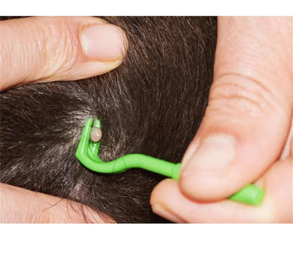 Flea Remover Hook Tick Removal Tweezer Ticks Pull Pet Cat Dog Accessaries Scratching Extractor Mite Tweezers Comb Louses Pliers Beauty World Shop