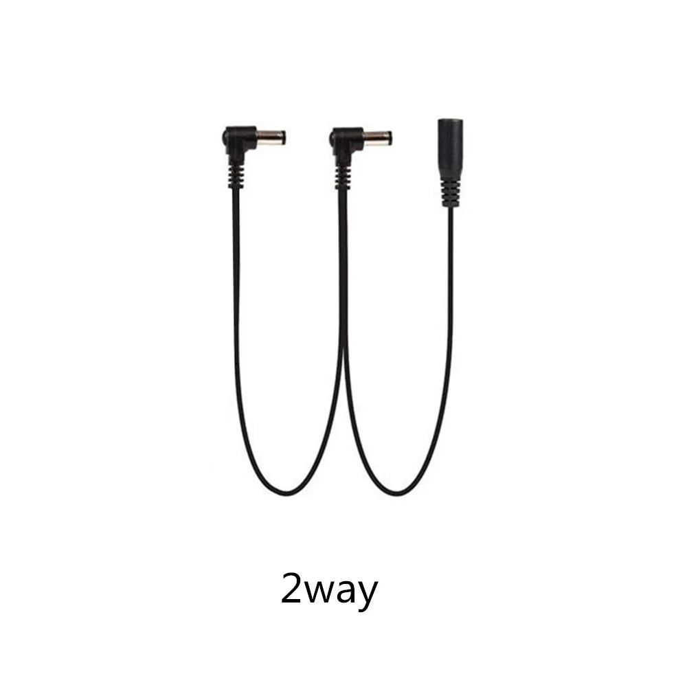 Daisy Chain Cable 1 to 2 3 5 6 8 10 Ways Guitar Effect Pedal Accessory 9V DC Adapter Plug Power Cord Beauty World Shop