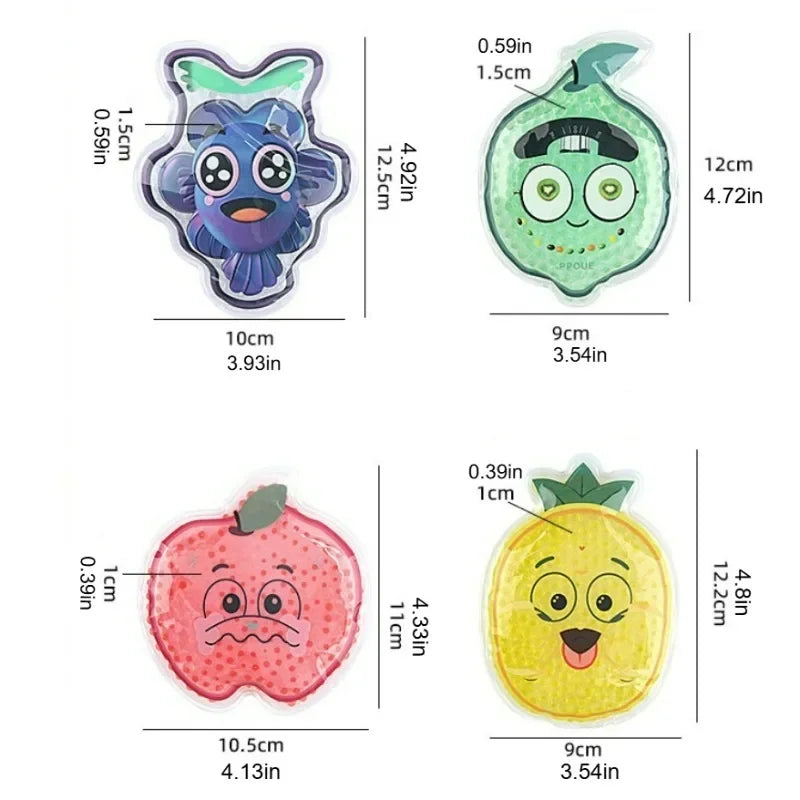 Reusable Cartoon Ice Hot Pack - Gel Bead Compress for Headache, Muscle Pain Relief - Perfect for Sports, Gym & Outdoor Cooling Beauty World Shop