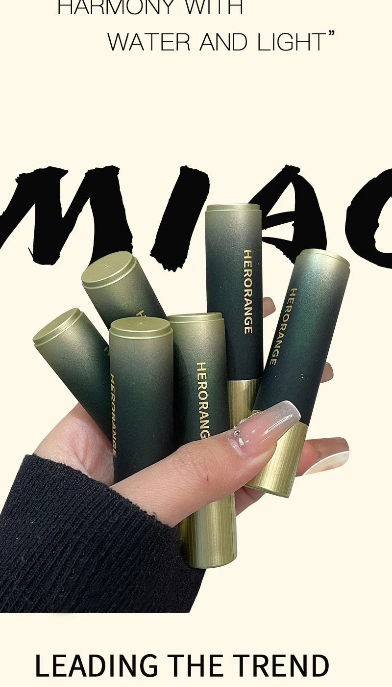 HERORANGE Heart-Shaped Moisturizing Lipstick: Mirror-Like Shine with Hydrating Formula - Natural Look for a Dewy, Radiant Finish Beauty Trend Shop