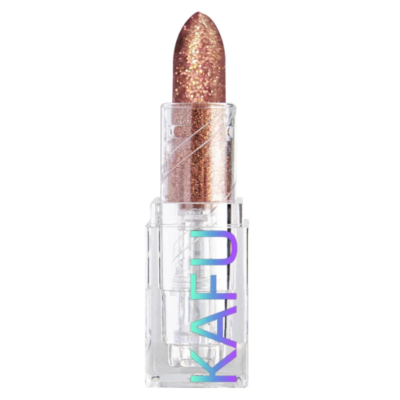 Multi-color Glitter Lipstick Beauty Girl Diamond Waterproof Lip Tint Long Lasting Shimmer Lip Makeup Red Rose Pearlescent  Lip Beauty Trend Shop