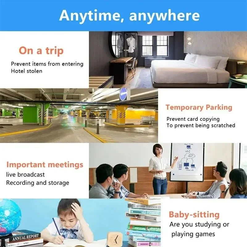 Mini Camera 1080P HD WiFi Wireless HD Night Vision Camera Home X5 Remote Camera Kids Pet Safety Monitoring Beauty Fashion