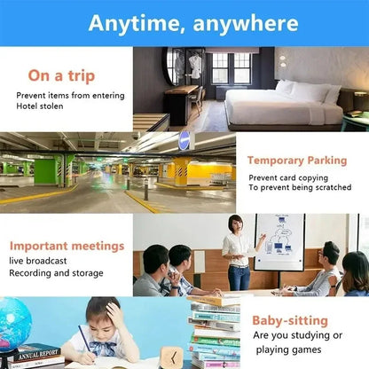 Mini Camera 1080P HD WiFi Wireless HD Night Vision Camera Home X5 Remote Camera Kids Pet Safety Monitoring Beauty Fashion