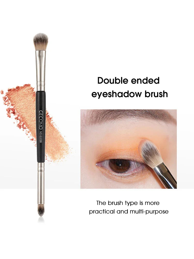 Double-headed painting eyeshadow brush novice makeup brush soft hair does not eat powder natural dizzy dye easy makeup Beauty Trend Shop