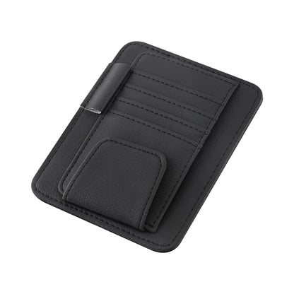 Car Sun Visor Organizer Multi-Pocket Business Card Storage Management Sunglasses Holder Visor Accessories Auto Interior Beauty World Shop