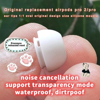 For Apple Airpods Pro 2 Original Silicone Eartips Replacement Earbuds Tips For Airpods Pro tips Earphone Ear plugs accessories
