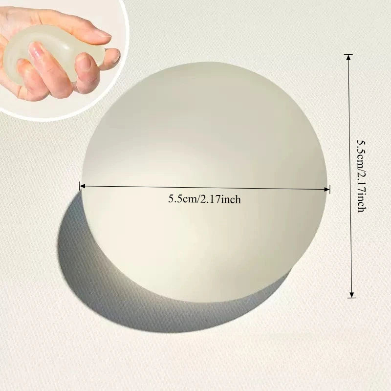 Squishy White Transparent Maltose Squeeze Toy Soft Mochi Anti Stress Fidget Toy Simulated Ball Slow Rebound Decompression Toy Beauty World Shop