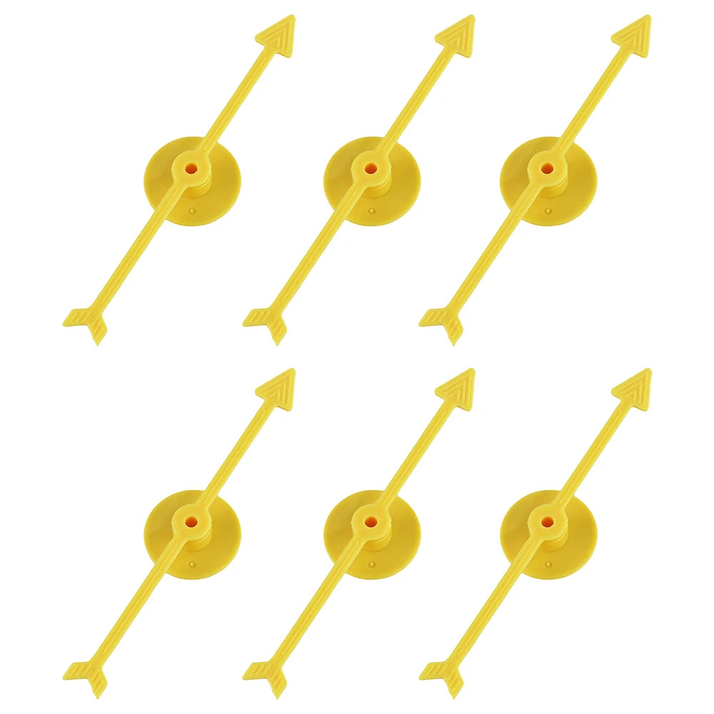 6pcs Plastic Arrow Pointer for Party DIY Board Game School Classroom Home Using Board Spinner Beauty World Shop