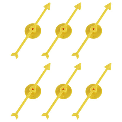 6pcs Plastic Arrow Pointer for Party DIY Board Game School Classroom Home Using Board Spinner Beauty World Shop