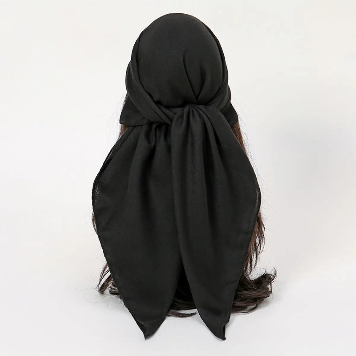 90*90cm Thin Soft Square Scarves for Women Simplicity Solid Color Cotton Linen Headscarf Muslim Female's Hijabs Bag Accessories Beauty World Shop