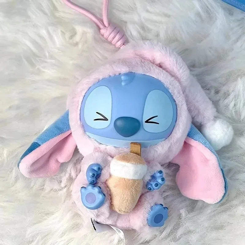 NEW Stitch Eat Something Before Sleep Series Blind Box Plush Dolls Pendant Cute Doll Ornament Mystery Box Surprise Toys Gifts Beauty World Shop