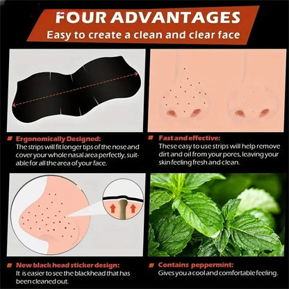 Blackhead Nose Patch Deep Cleansing, Nose Spots, Facial Spot Patch, Quickly Removes Blackheads, Restores Fresh Nose Beauty World Shop