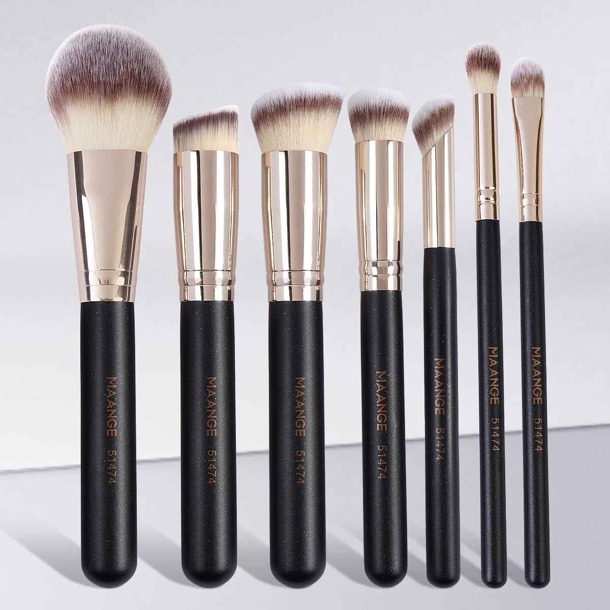 MAANGE 7pcs/set Makeup Brushes for Cosmetic Foundation Powder Concealer Blush Brush Blending Soft Bristles Beauty Tools Beauty World Shop