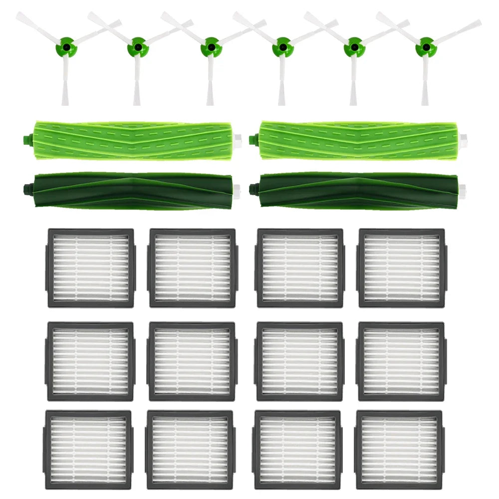 HEPA Filter Main Brush Side Brush For iRobot Roomba i2 i3 i3+ i4 i4+ i6 i6+ i7 i7+ i8 i8+ E5 E6 E7 Sweeping Robot Vacuum Parts Beauty World Shop
