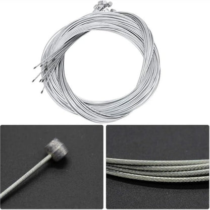 10/5/3/1PC 2M MTB Bicycle Brake Line Bicycle Speed Line Fixed Gear Shifter Gear Brake Cable Set Core Inner Wire MTB Road Bike Beauty World Shop