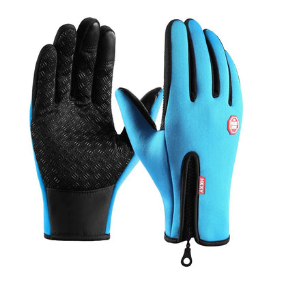 Winter Men's And Women's Warm Gloves, Waterproof And Skin Friendly Touch Screen, Suitable For Cycling And Skiing Beauty World Shop